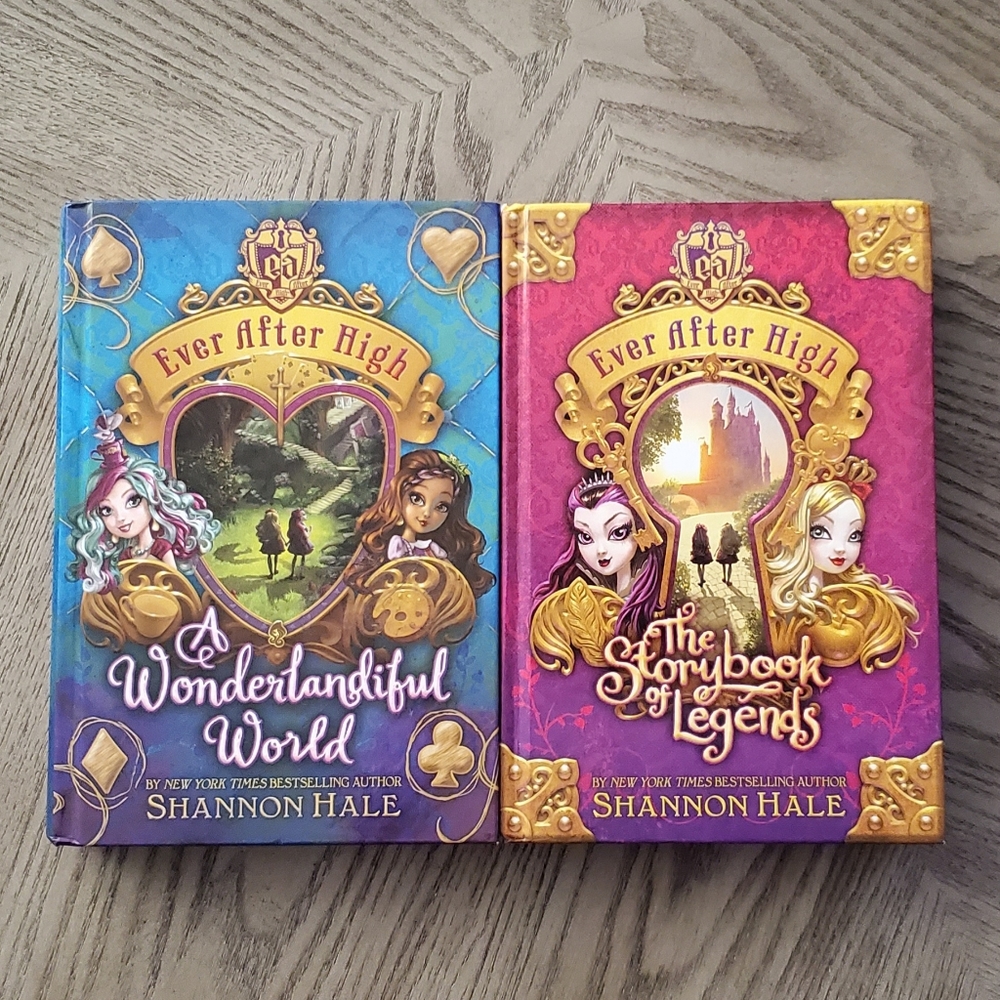 2 Ever After High Books (hardcover)